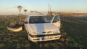 Tekirdağ'da trafik kazası: 1 yaralı 