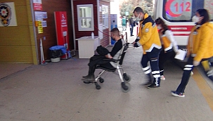 Üçüncü kattan birinci kata düştü 