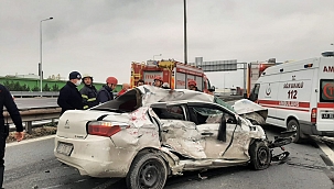 Zincirleme trafik kazası: 1 ağır yaralı