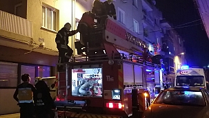 4. kattan 3'üncü katın balkonuna düştü