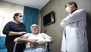 6,5 saatlik operasyonla 3 günde ayağa kalktı