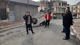 Aşırı hız kazaya neden oldu! 