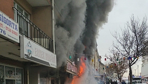 Başkent'te korkutan yangın 