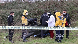 Boş bir arazide erkek cesedi bulundu