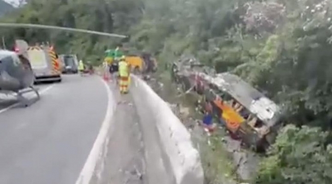 Brezilya'da otobüs kazası: 21 ölü33 yaralı