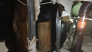 Çatak'ta ev yangını 