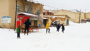 Darende'de ilk kar düştü!