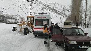 Diyaliz hastası için karlı yollar aşıldı!