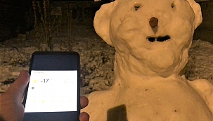 Eskişehir'de termometreler -17'yi gördü 