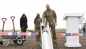 Füzuli-Şuşa karayolunun temeli atıldı 