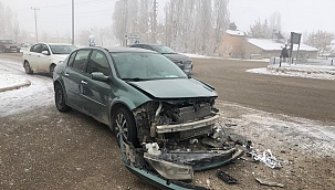 Horasan'da sis kazaya neden oldu 