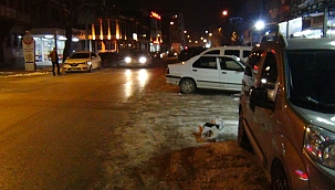 İnegöl'de hava buz kesti 