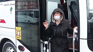 Kadın yolcu ortalığı birbirine kattı 