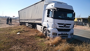 Kalp krizi geçirdi tırı boş alana sürdü