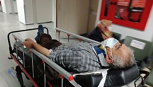 Kamyonet şarampole devrildi: 1 yaralı