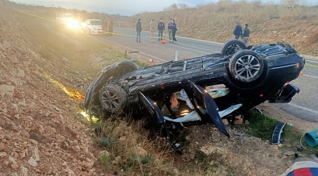 Kilis'te feci kaza: 1 ölü 4 yaralı