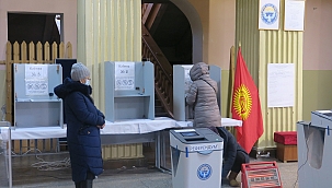Kırgızistan'da oy verme işlemi sona erdi 