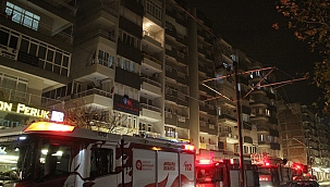 Klimadan çıkan yangın korkuttu