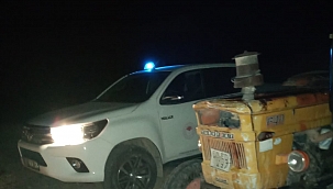 Konya'da av için traktöründen oldular 