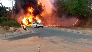 Nijerya'da petrol tankeri patladı: 3 ölü 