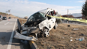 Ölümlü trafik kazaları yüzde 9 azaldı 