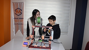 Online ders ile 3D yazıcı ürettiler 