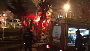 Parkta çıkan yangın söndürüldü