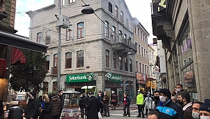 Şekerbank'ta yangın paniği 