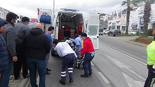 Seyir halindeki araçta kalp krizi geçirdi 