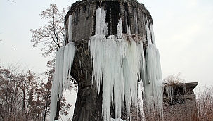 Sibirya soğukları Ağrı'yı dondurdu 