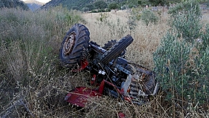 Simav'da traktör kazası: 1 ölü 