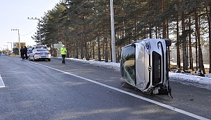 Takla atarak karşı şeride geçti