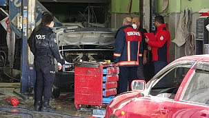 Tamirhanedeki patlama: 4 yaralı