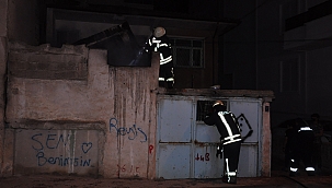 Tandır odasında çıkan yangın korkuttu