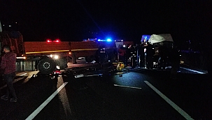 TEM Otoyolu'nda feci kaza: 6 yaralı 