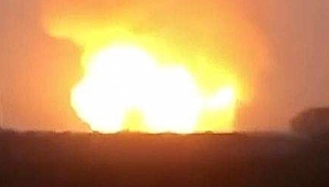 Ukrayna'da gaz boru hattında patlama 