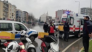 Yağış kazaya sebep oldu: 1 yaralı 