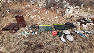 Yaşam malzemeleri ele geçirildi