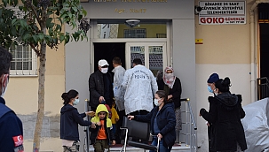 Üçüncü kattan beton zemine düştü!