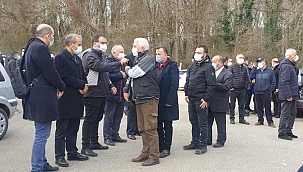 Başkan Kızıldaş'ın eşi defin edildi 