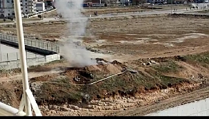 Arazide bulunan mermi imha edildi!