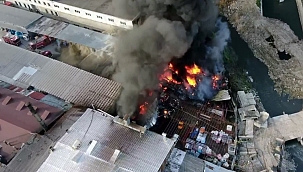 Dumanlar gökyüzünü kapladı!