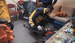 Fenalaşan işçi için ekipler seferber oldu 