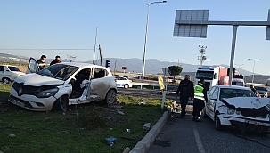 İzmir'de trafik kazası: 6 yaralı 