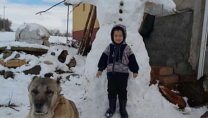 Kar çocukları sevindirdi! 
