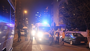 Kayseri'de boş dairede yangın! 