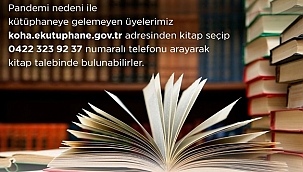 Kitaplar eve getirilecek!