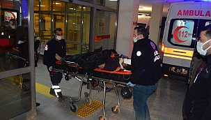 Kontrolden çıkan otomobil takla attı