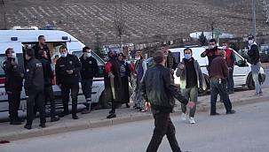 Kontrolden çıkan otomobil takla attı