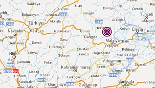 Malatya'da 3.8 büyüklüğünde deprem 